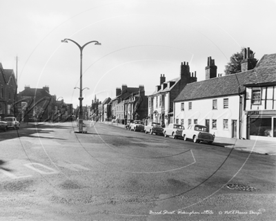 Broad Street, Wokingham in Berkshire c1950s
