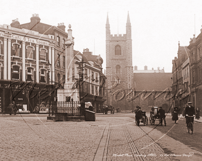 Picture of Berks - Reading, Market Place c1900s - N1627