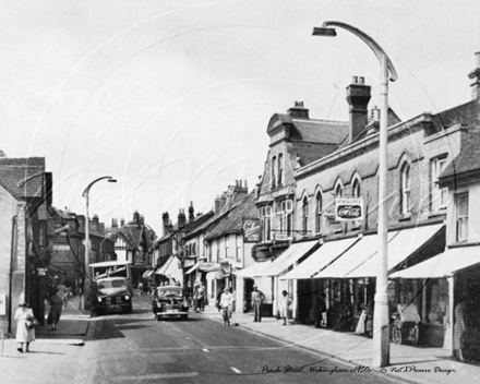 Peach Street, Wokingham in Berkshire c1950s