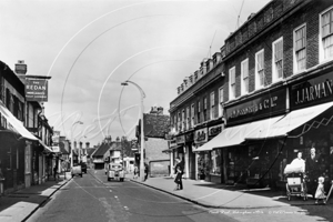 Peach Street, Wokingham in Berkshire c1950s