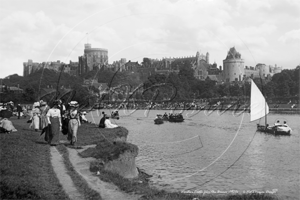Windsor Castle from the Brocas c1900s