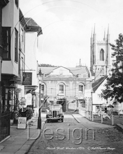 Church Street, Windsor in Berkshire c1950s
