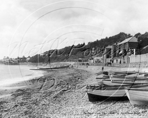 The Beach, Lyme Regis in Dorset c1890s