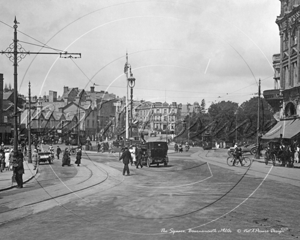 The Square, Bournemouth in Dorset c1920s