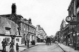 High Street, Poole in Dorset c1900s