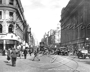 Picture of Lancs - Manchester, Market Street c1920s - N913