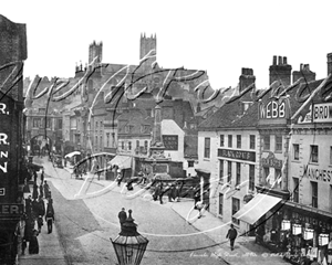Picture of Lincs - Lincoln High Street c1890s - N928