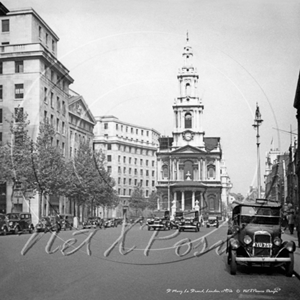 Picture of London - St Mary Le Strand c1950s - N2378