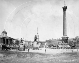 Picture of London - Trafalgar Square c1870 - N2466