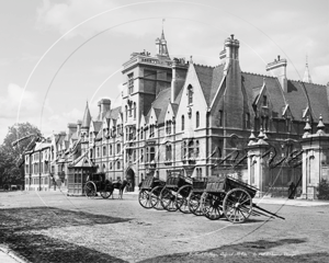 Balliol College, Broad Street, Oxford in Oxfordshire c1890s