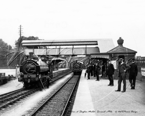 Train Station at Shepton Mallet in Somerset c1910s