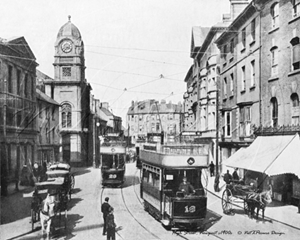 Picture of Wales - Newport, High Street c1900s - N1549