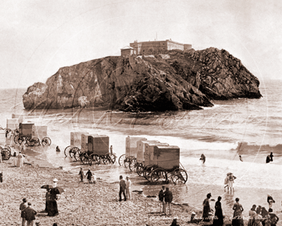 Picture of Wales - Tenby, St Catherine's Rock c1890s - N1785