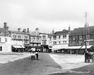Picture of Herts - Hitchin Market Place c1900s - N523