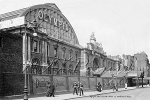 Olympia Exhibition Centre, Hammersmith in West London c1900s