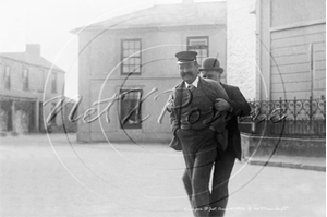 Picture of Cornwall - St Just, Two men larking about c1900s - N2867