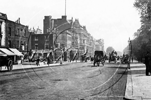 Bayswater Road in West London c1890s