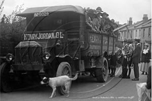 Picture of Glos - Cheltenham, Henry Jordan Coal Merchant Truck and Scouts c1910s - N2946