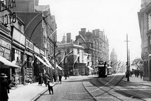 London Road and Midland Station, Leicester in Leicestershire c1910s
