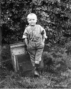 Picture of Misc - Kids, Pipe Smoking Young Lad c1900s - N1758
