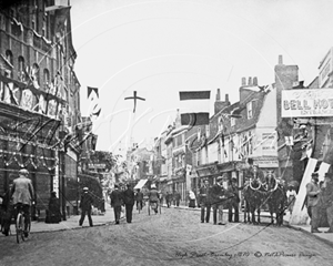 Picture of Kent - Bromley, High Street, The Royal Bell Hotel c1870s - N883