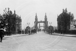 Chelsea Bridge, Chelsea in South West London c1910s