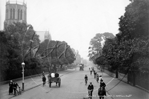 Hagley Road, Birmingham in Warwickshire c1910s