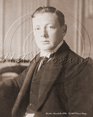 Picture of Misc - People, Winston Churchill c1890s - N635