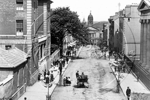 Bishop Street, Derry, Londonderry in Northern Ireland c1900s