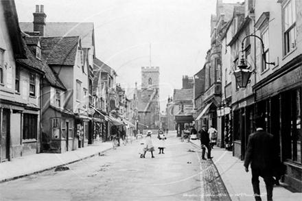 Picture of Oxon - Abingdon, High Street c1900s - N3362
