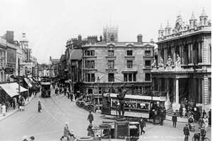 Picture of Suffolk - Ipswich, Post Office and Cornhill c1920s - N3399