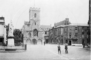 Picture of Oxon - Abingdon, Market Square c1900s - N3424