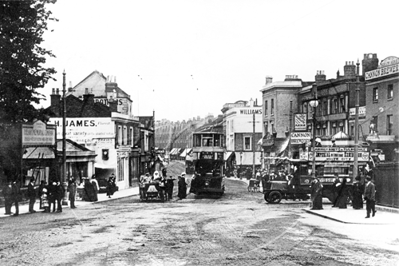 Picture of London, SE - West Norwood, Tram Terminus c1910s - N3626
