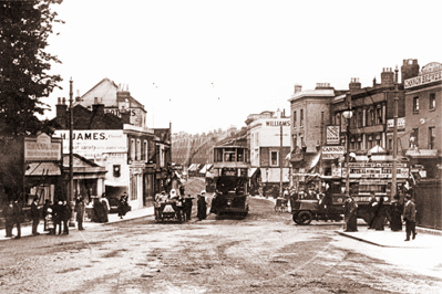 Picture of London, SE - West Norwood, Tram Terminus c1910s - N3626