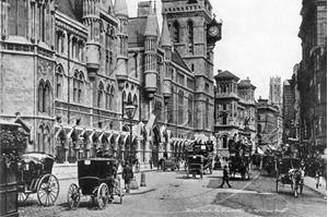 Picture of London - The Strand & The New Law Courts c1890s - N3651