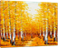 Picture of Landscapes - Golden Trees - O035