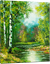 Picture of Landscapes - Colourful River Scene - O077