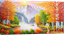 Picture of Landscapes - Chinese Waterfall Scene - O053