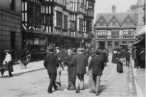 Picture of Salop - Shrewsbury, Old Houses and Cobbled Streets c1900s - N4032