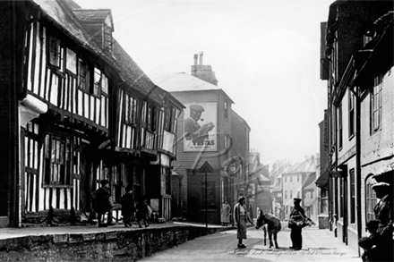 Picture of Sussex - Hastings, All Saints Street, Tudor House c1920s - N4154