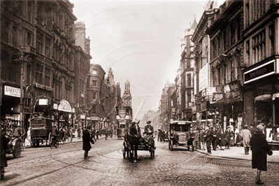 Picture of Lancs - Manchester, Market Street c1930s - N4252