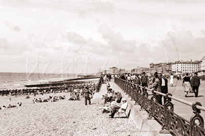 Picture of Sussex - Hove, West Beach and Promenade c1950s - N4535