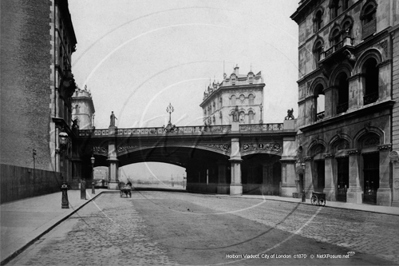 Picture of London - Holborn Viaduct c1870s - N4524