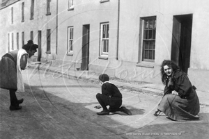 Picture of Cornwall - St Just,  Children playing games c1900s - N4608