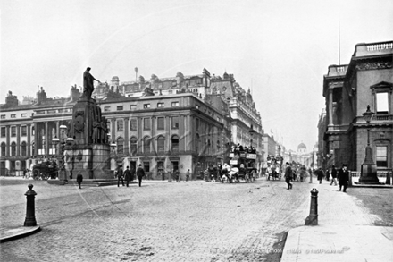Picture of London - Pall Mall by Waterloo Place c1890s - N4600