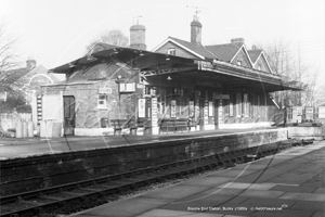 Train Station, Bourne End, Buckinghamshire c1960s