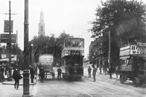 Picture of London, SE - West Norwood, Tram Terminus c1910s - N4660