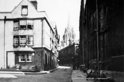 Picture of Oxon - Oxford, King Edward Street, St Mary's Spire 11th May 1908 - N4727