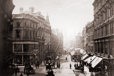 New Street, Birmingham in Warwickshire c1896