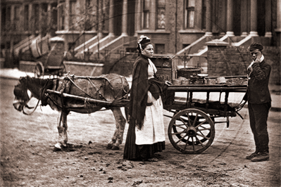 Picture of London Life  - Strawberry Seller c1877 - N4757